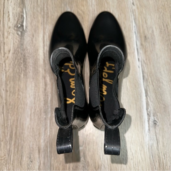 Sam Edelman Women's Waterproof Tinsley Rain Ankle Boots Glossy Rubber US 10M 40 - Picture 6 of 12